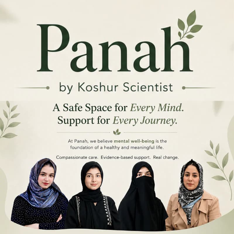 Panah mental well-being support team by Koshur Scientist Panah mental well-being support team by Koshur Scientist